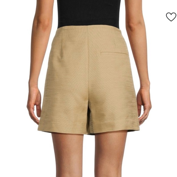 NWOT Vince Sculptural Linen Blend Panama Shorts - Picture 2 of 10